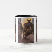 cowboys, opgesloten in Canyon door NC Wyeth Mok (Midden)