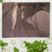  cowboys, opgesloten in Canyon door NC Wyeth Theedoek (Gevouwen)