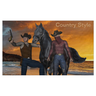 Cowboys Paardenzadel Landelijke Stijl Stof