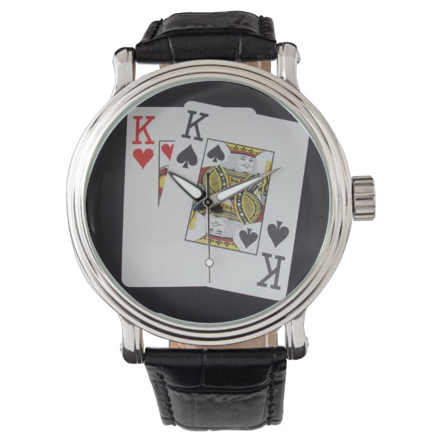 Cowboys Pocket Kings Horloge (Voorkant)