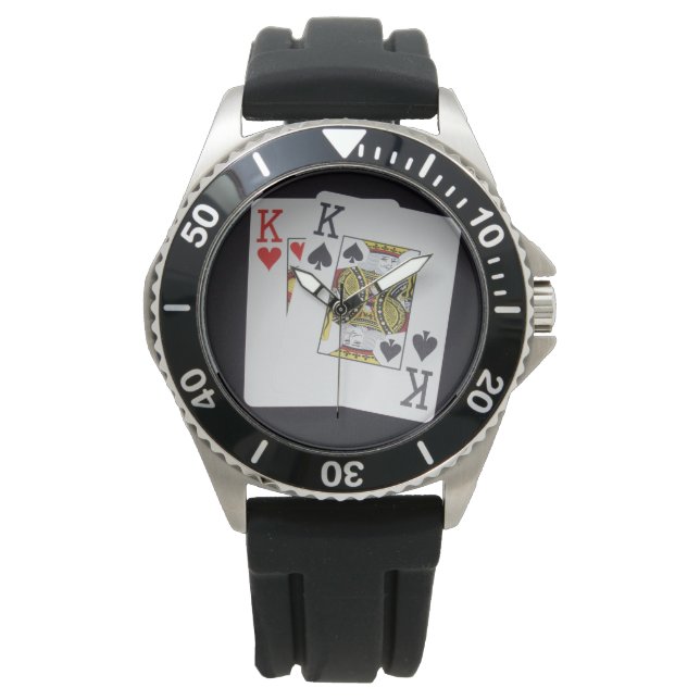 Cowboys Pocket Kings Horloge (Voorkant)