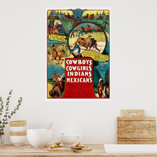 Cowboys - Print (Keuken)