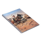 Cowboys roping a steer, 1897 (olie op doek) notitieboek (Rechterzijde)