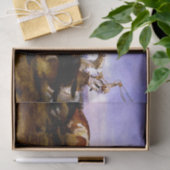 "Cowboys Roping a Steer" van Charles M Russell Tissuepapier (Geschenk)