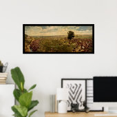 Cowboys Rounding Cattle 1912 Poster (Thuiskantoor)