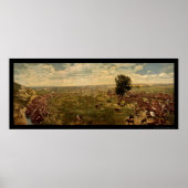 Cowboys Rounding Cattle 1912 Poster (Voorkant)