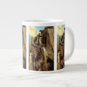  cowboys The Admirable Outlaw by NC Wyeth Grote Koffiekop (Voorkant rechts)