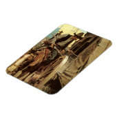  cowboys The Admirable Outlaw by NC Wyeth Magneet (Linkerzijde)