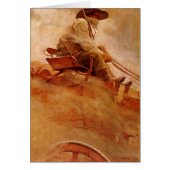  cowboys The Ore Wagon by NC Wyeth (Voorkant)