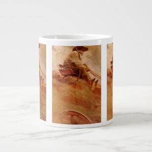 cowboys The Ore Wagon by NC Wyeth Grote Koffiekop