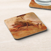 cowboys The Ore Wagon by NC Wyeth Onderzetter (Linkerzijde)