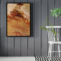  cowboys The Ore Wagon by NC Wyeth