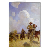 cowboys, The Parkman Outfit by NC Wyeth (Voorkant)