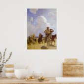 cowboys, The Parkman Outfit by NC Wyeth Poster (Keuken)