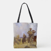  cowboys, The Parkman Outfit by NC Wyeth Tote Bag (Achterkant)