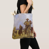  cowboys, The Parkman Outfit by NC Wyeth Tote Bag (Dichtbij)