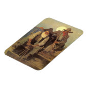  cowboys The Pay Stage by NC Wyeth Magneet (Linkerzijde)