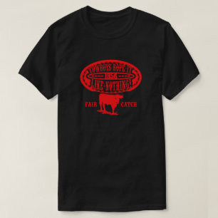Cowboys Touw Het Als Niets - Barbed Wire RED T-shirt