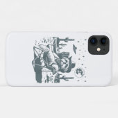 Cowboys UFO Western Case-Mate iPhone Case (Achterkant (horizontaal))