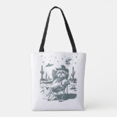 Cowboys UFO Western Tote Bag (Achterkant)