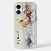 Cowboys uit de Bar Triangle van CM Russell Case-Mate iPhone Case (Achterkant)