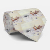 Cowboys van CM Russell uit de Bar-driehoek Stropdas (Opgerold)