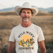 Cowboys van het Wilde Westen T-shirt
