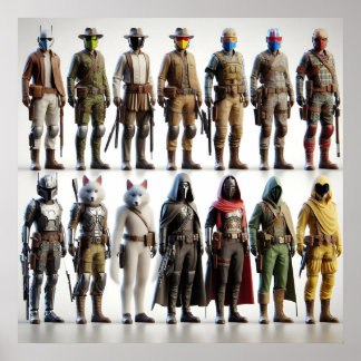 Cowboys VS Mutanten Poster