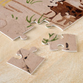 Cowboys  Wallpaper - Wild West - 1014 stuk Legpuzzel (Zijkant)