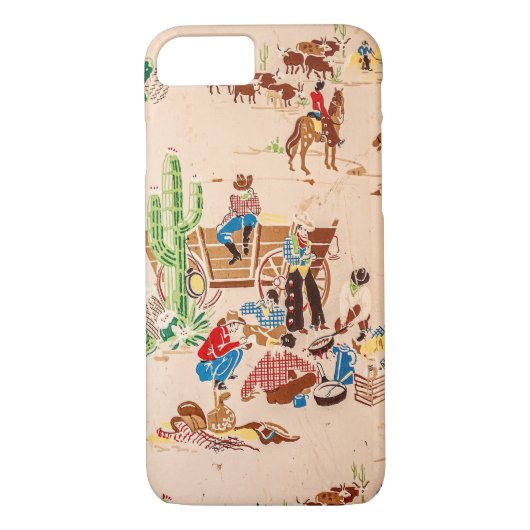 Cowboys -  Wallpaper - Wilde West Case-Mate iPhone Case (Achterkant)