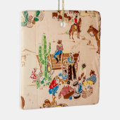 Cowboys - Wallpaper - Wilde West Keramisch Ornament (Rechts)