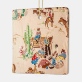 Cowboys - Wallpaper - Wilde West Keramisch Ornament (Links)