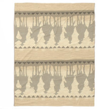 Cowboys western round-fleece Throw Blanket 50x60