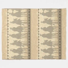 Cowboys western round-fleece Throw Blanket 50x60 Fleece Deken
