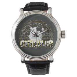 Cowculus Funny Animals Koe Lovers Leraar Studenten Horloge
