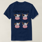 Cowculus Math Lovers Funny Cow Calculus Math Teach T-shirt (Design voorkant)