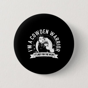 Cowden Warrior Nftw - bewustzijn van het syndroom  Ronde Button 5,7 Cm