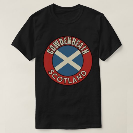 Cowdenbeath, Schotland T-shirt (Design voorkant)