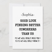 Cowerker Boss die toevoegt schimmelprijsopgave, Aa Aankondiging (Voorkant)