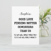 Cowerker Boss die toevoegt schimmelprijsopgave, Aa Aankondiging (Staand voorkant)