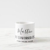 Cowerker Boss die toevoegt schimmelprijsopgave, Aa Espresso Kop (Voorkant)