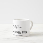 Cowerker Boss die toevoegt schimmelprijsopgave, Aa Espresso Kop (Voorkant rechts)