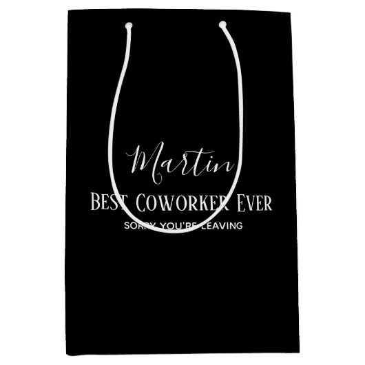 Cowerker Boss die toevoegt schimmelprijsopgave, Aa Medium Cadeauzakje (Voorkant)