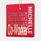 Cowerker Extraordinaire CUSTOM Ceramic Ornamed Keramisch Ornament (Links)