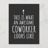 Cowerker Gift, Cowerker Mok, Geweldige Medewerker Feestdagenkaart (Voorkant)