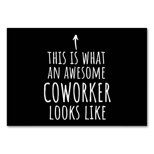 Cowerker Gift, Cowerker Mok, Geweldige Medewerker Kaart (Voorkant)