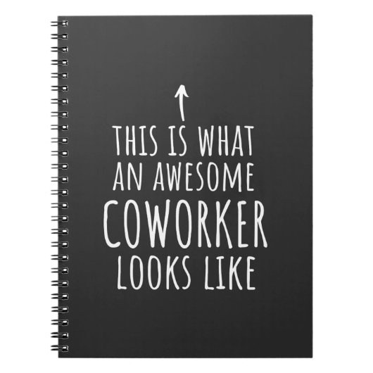 Cowerker Gift, Cowerker Mok, Geweldige Medewerker Notitieboek (Voorkant)