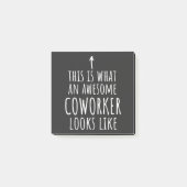 Cowerker Gift, Cowerker Mok, Geweldige Medewerker Post-it® Notes (Voorkant)