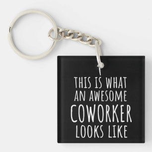 Cowerker Gift, Cowerker Mok, Geweldige Medewerker Sleutelhanger