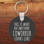 Cowerker Gift, Cowerker Mok, Geweldige Medewerker Sleutelhanger (Voorkant)